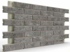 Купить клинкерные термопанели с плиткой Element Klinker Exclusive Cement Dark